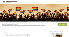Desktop Screenshot of free-shemale-personals.com